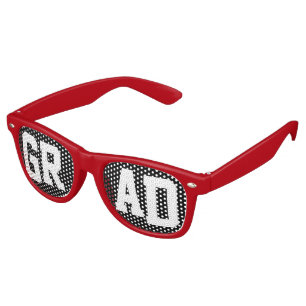 GRAD School College Graduation Party Retro Sunglasses