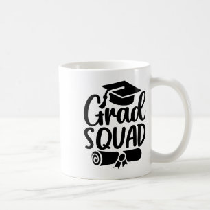 Grad Squad Cl Of 2025 Graduation Coffee Mug