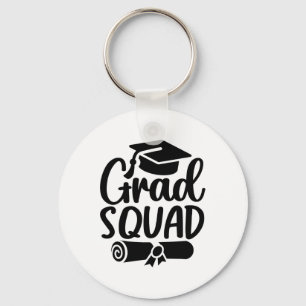Grad Squad Cl Of 2025 Graduation Key Ring
