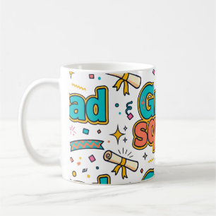 Grad Squad Retro Graduation Cap Gift Coffee Mug