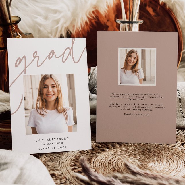Grad Underlay | Photo Graduation Announcement (Creator Uploaded)