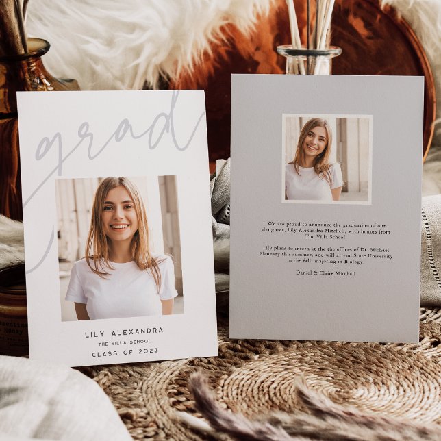 Grad Underlay | Photo Graduation Announcement (Creator Uploaded)