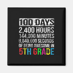 Grade 100 Day Countdown 100 Days Of School Gifts T Magnet