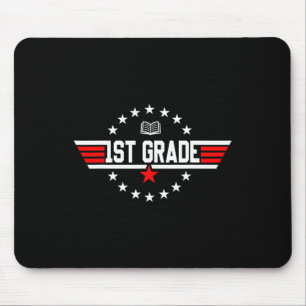 Grade 1st First Grade Back To School First Day Boy Mouse Pad