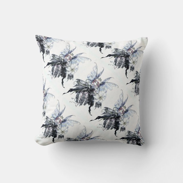 Grade A Cotton Throw Pillow/Fairy Cushion (Front)