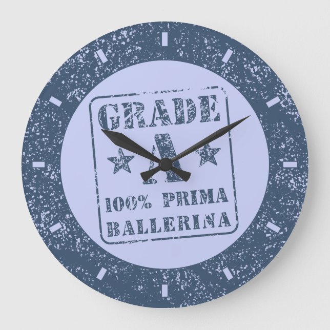 Grade A Prima Ballerina Large Clock (Front)