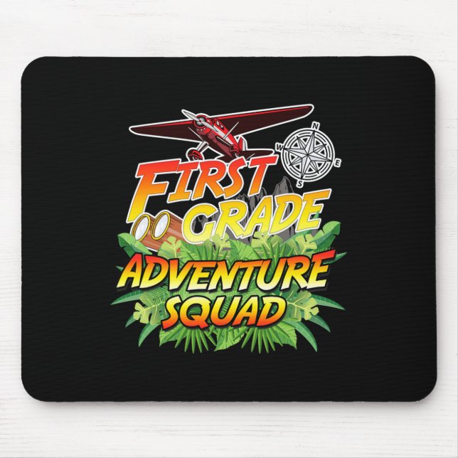 Grade Adventure Squad - Safari Theme Teacher Team  Mouse Pad (Front)