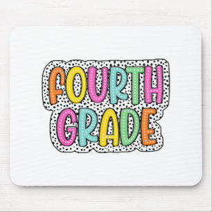Grade Back To School Dalmatian Dots Teacher Studen Mouse Pad