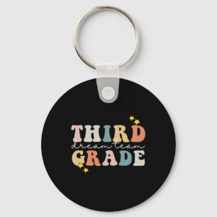 Grade Dream Eam Eacher Sudens 100h Day Of School Key Ring