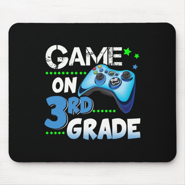 Grade Fun Game On 3rd Grade Gift  Mouse Pad (Front)