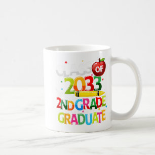 Grade Graduate Cl Of 2033 Last Day Of School Boy G Coffee Mug
