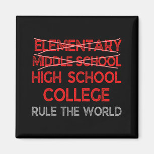 Grade Graduation Funny Middle School Graduation Magnet