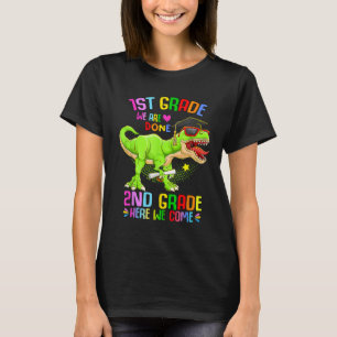 Grade Graduation T-rex Last Day Of School 1st Grad T-Shirt