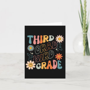 Grade Groovy Back To School Team Teacher Student Card