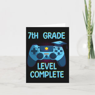 Grade Level Complete Last Day Of School Funny Grad Card