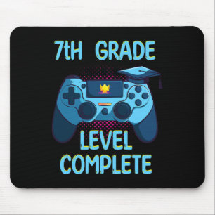 Grade Level Complete Last Day Of School Funny Grad Mouse Pad