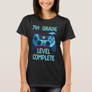 Grade Level Complete Last Day Of School Funny Grad T-Shirt