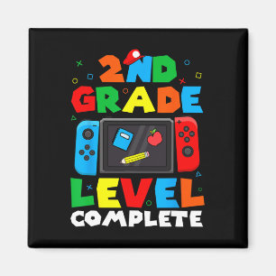 Grade Level Complete Video Game Last Day Of School Magnet