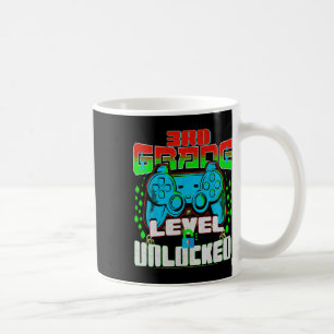 Grade Level Unlocked Video Game Back To School Boy Coffee Mug