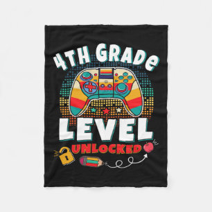 Grade Level Unlocked Video Game Back To School Gam Fleece Blanket