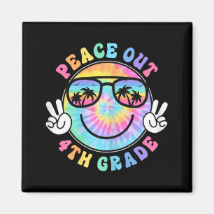 Grade Peace Out School 2024 Last Day Of School Sum Magnet