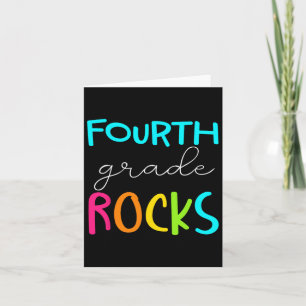 Grade Rocks Team 4th Grade Teacher  Card