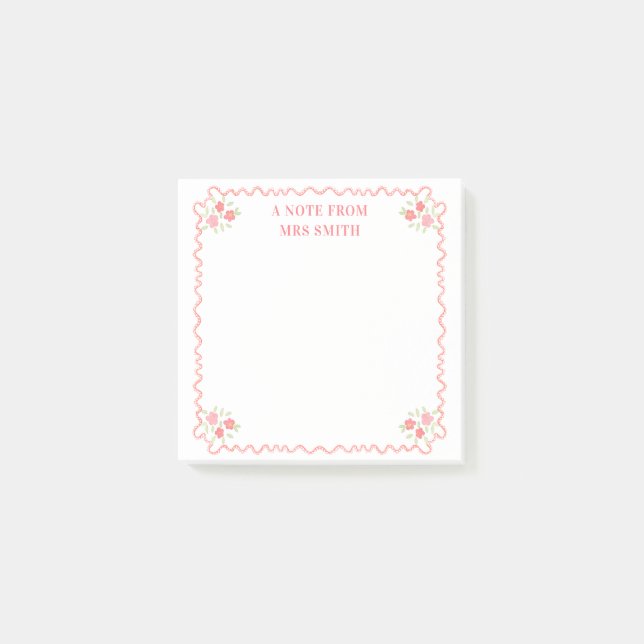 Grade School Teacher Post-it Notes (Front)