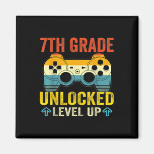 Grade Unlocked Level Up Video Game Back To School Magnet
