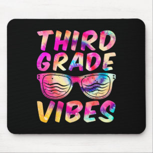 Grade Vibes First Day Of 3rd Grade Kids Back To Sc Mouse Pad