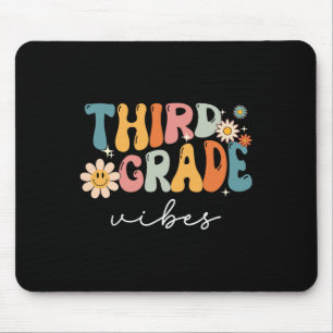 Grade Vibes For Girls Boys 3rd Grade Teacher Kids Mouse Pad
