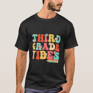 Grade Vibes Retro Groovy - 3rd Grade Back To Schoo T-Shirt