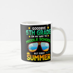 Grade Way To Middle School Grade First Summer Grad Coffee Mug