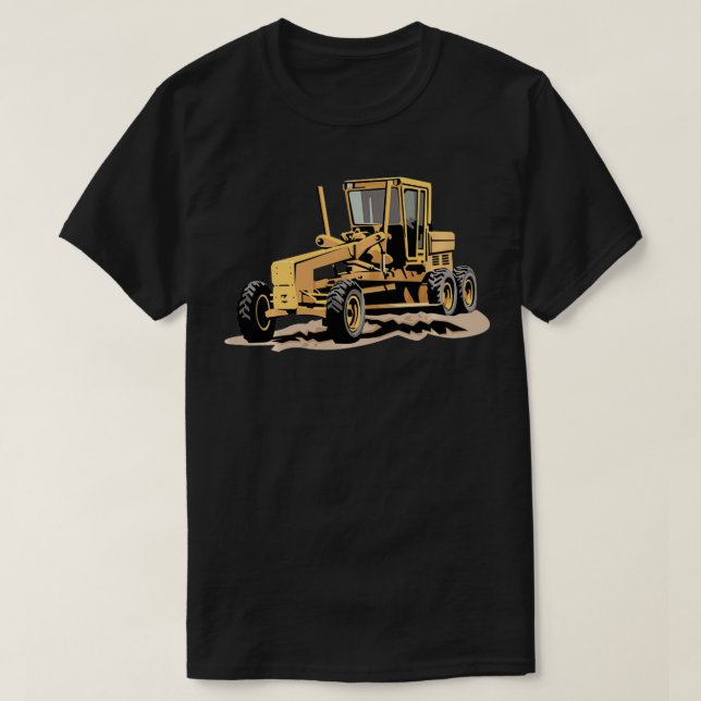 Grader Truck Construction Vehicle Pullover  (Design Front)