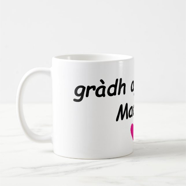 gràdh agus solas, Madeline (love and light) Coffee Mug (Left)