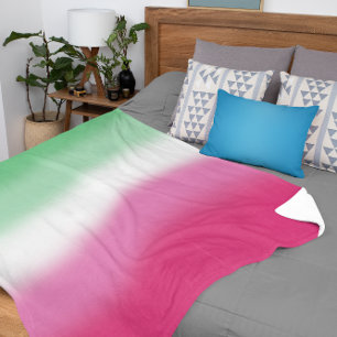 Gradient Abrosexual Pride Flag Sherpa Blanket