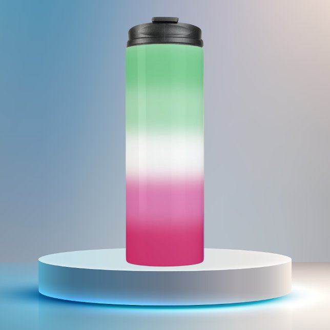 Gradient Abrosexual Pride Flag  Thermal Tumbler (Creator Uploaded)
