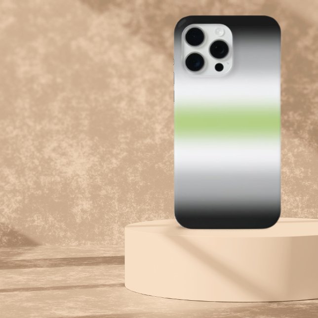Gradient Agender Pride Flag with Custom Name Case-Mate iPhone Case (Creator Uploaded)