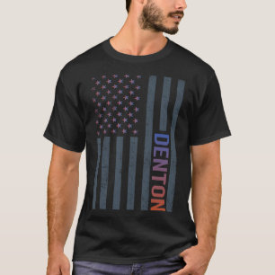 Gradient American Flag Denton T-Shirt