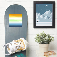 Gradient AroAce Agender Pride
