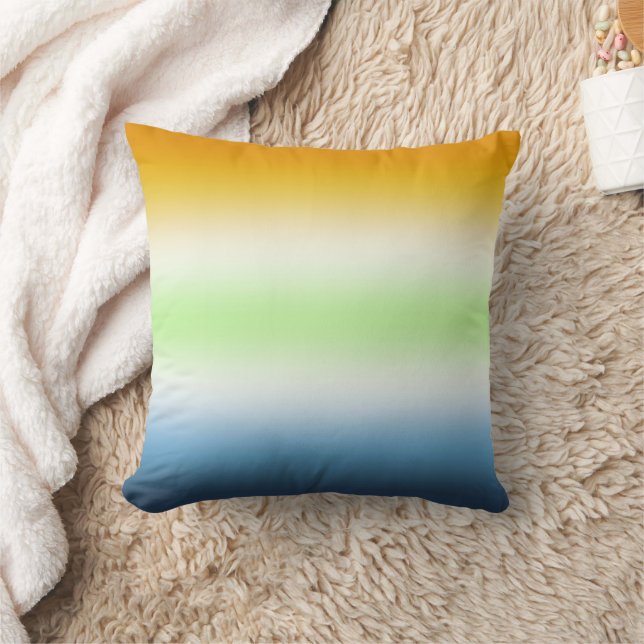  Gradient AroAce Agender Pride Cushion (Blanket)