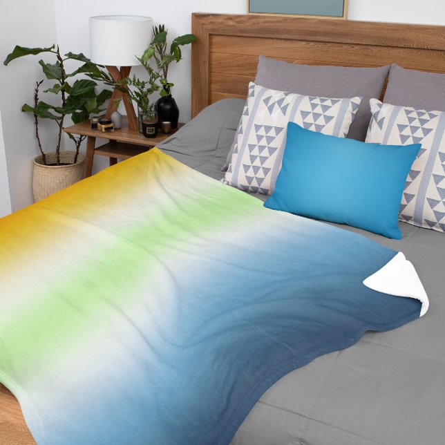  Gradient AroAce Agender Pride Sherpa Blanket (Creator Uploaded)