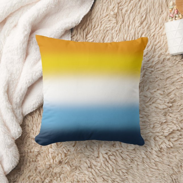 Gradient AroAce Pride Flag – Colourful AroAce Flag Cushion (Blanket)