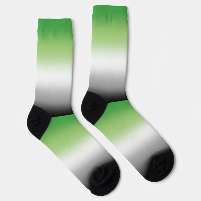 Gradient Aromantic Crew Socks (Right)