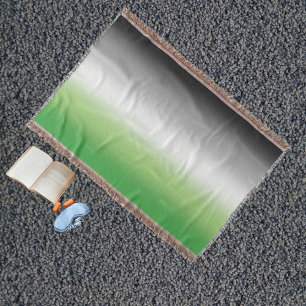 Gradient Aromantic Flag – Colourful Aromantic Prid Throw Blanket