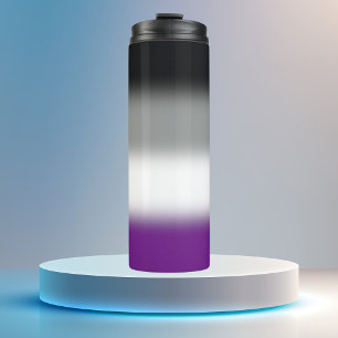Gradient Asexual Pride Flag Thermal Tumbler