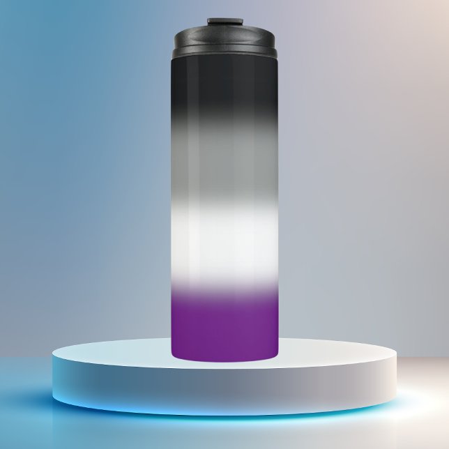 Gradient Asexual Pride Flag Thermal Tumbler (Creator Uploaded)