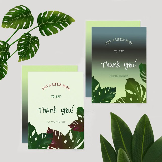 Gradient background thank you card (Creator Uploaded)