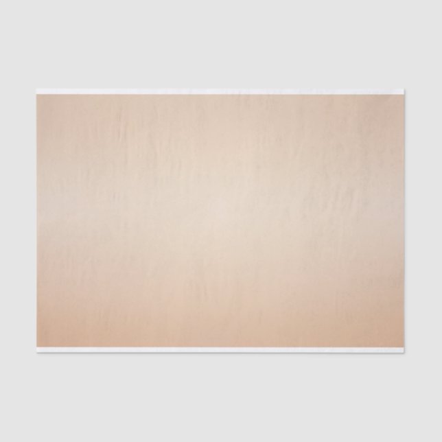 Gradient Beige, Tan  Tissue Paper (Front)