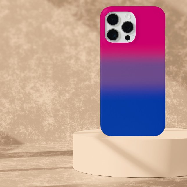 Gradient Bisexual Pride Flag – Colourful Bi Flag Case-Mate iPhone Case (Creator Uploaded)