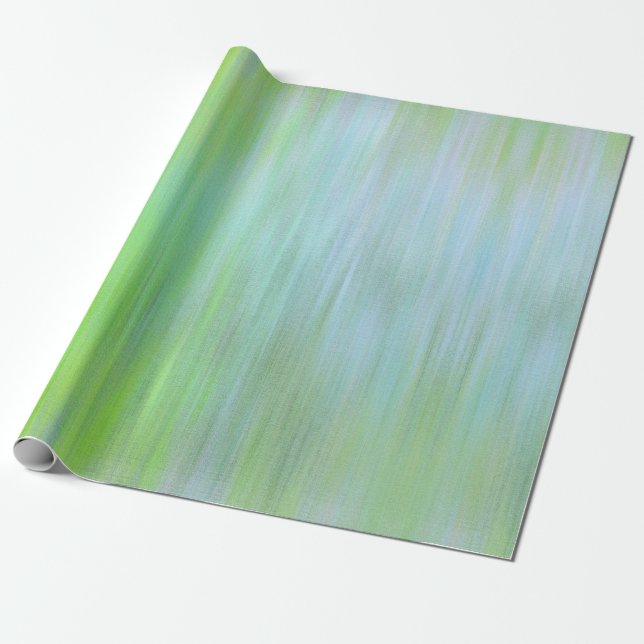 Gradient blue and green  wrapping paper (Unrolled)